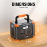 Ideal home generator for camping, travel, and emergency backup, with 6 ports to charge multiple devices simultaneously.